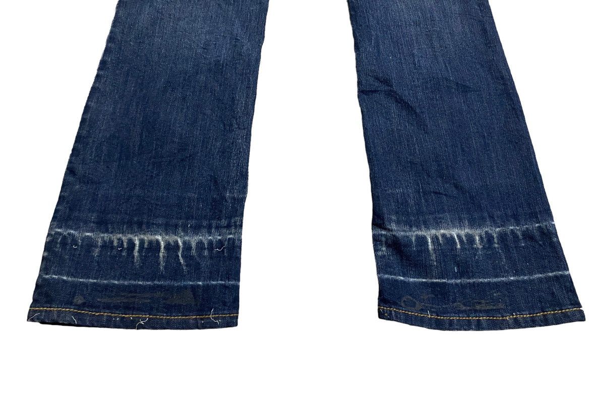If Six Was Nine × Japanese Brand × Le Grande Bleu (L.G.B.) Rare Design Vintage Brand Love Ration Flared Jeans 2000s Size US 30 / EU 46 - 9 Thumbnail