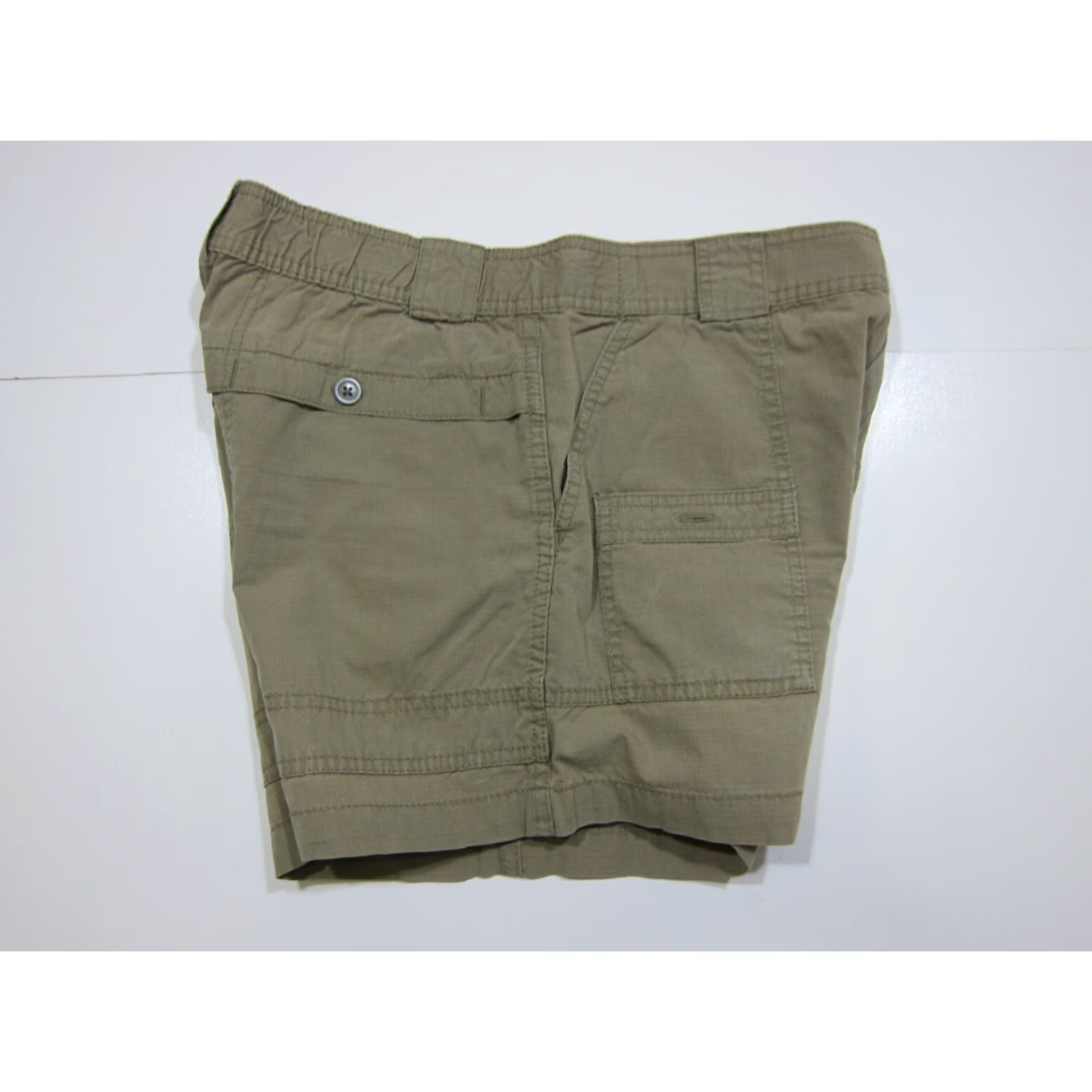 Gap Gap Shorts Women Size 8 Brown Cotton Casual Hike Travel Outdoor Cargo Pocket Womens Size 24" / US 00 / IT 34 - 5 Thumbnail