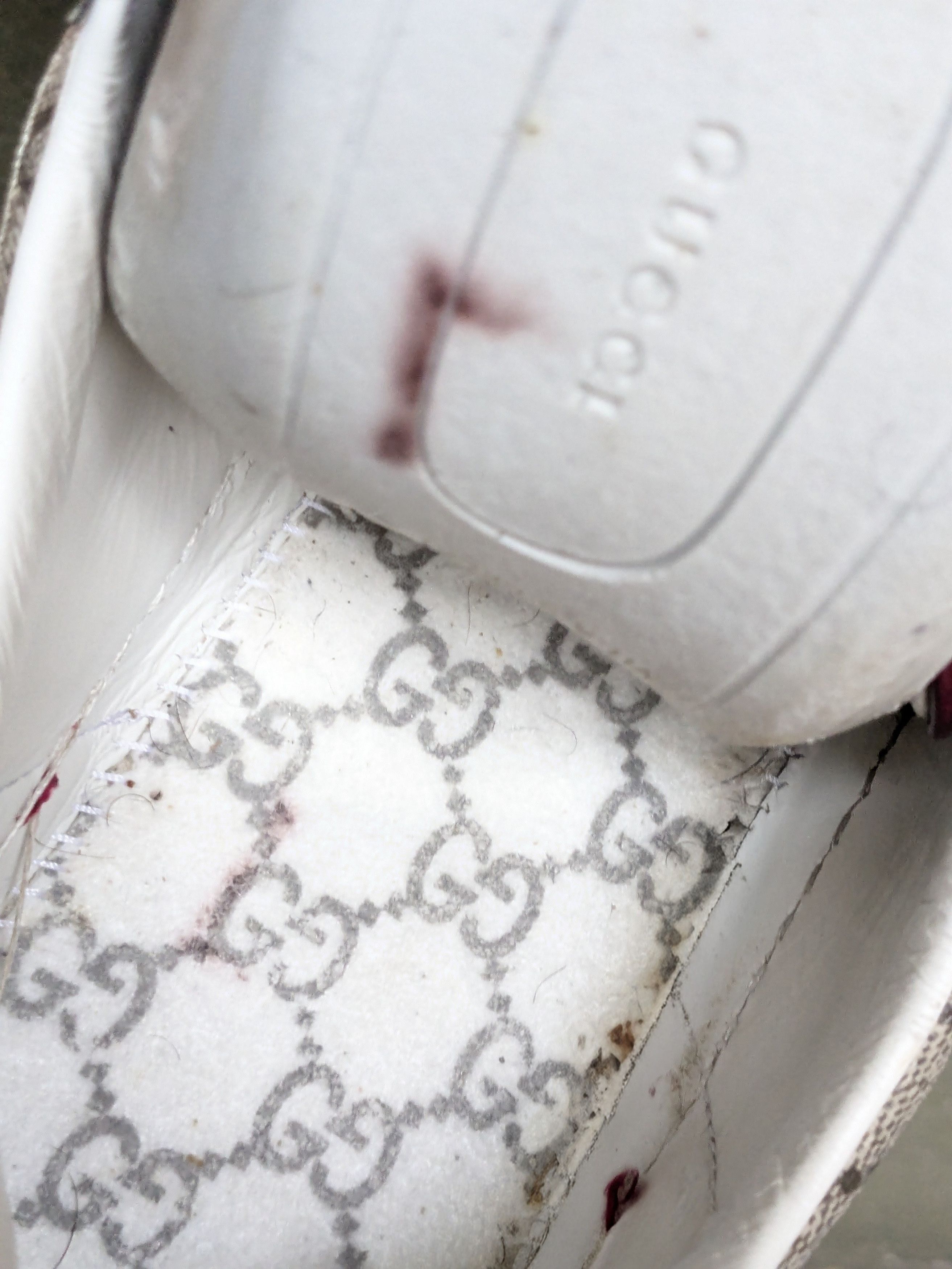 Gucci Gucci Ace Supreme Sneakers 10.5 Monogram Logo Red Size US 10.5 / EU 43-44 - 9 Thumbnail