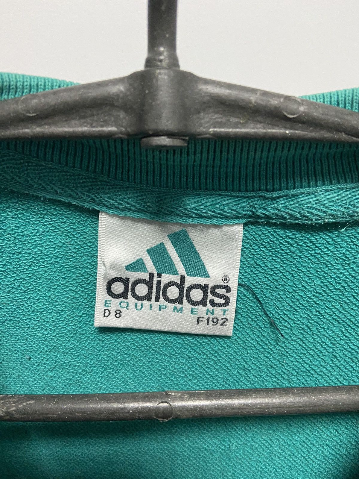 Adidas × Vintage Adidas Equipment Vintage big Logo Sweatshirt oversize Size US L / EU 52-54 / 3 - 5 Thumbnail