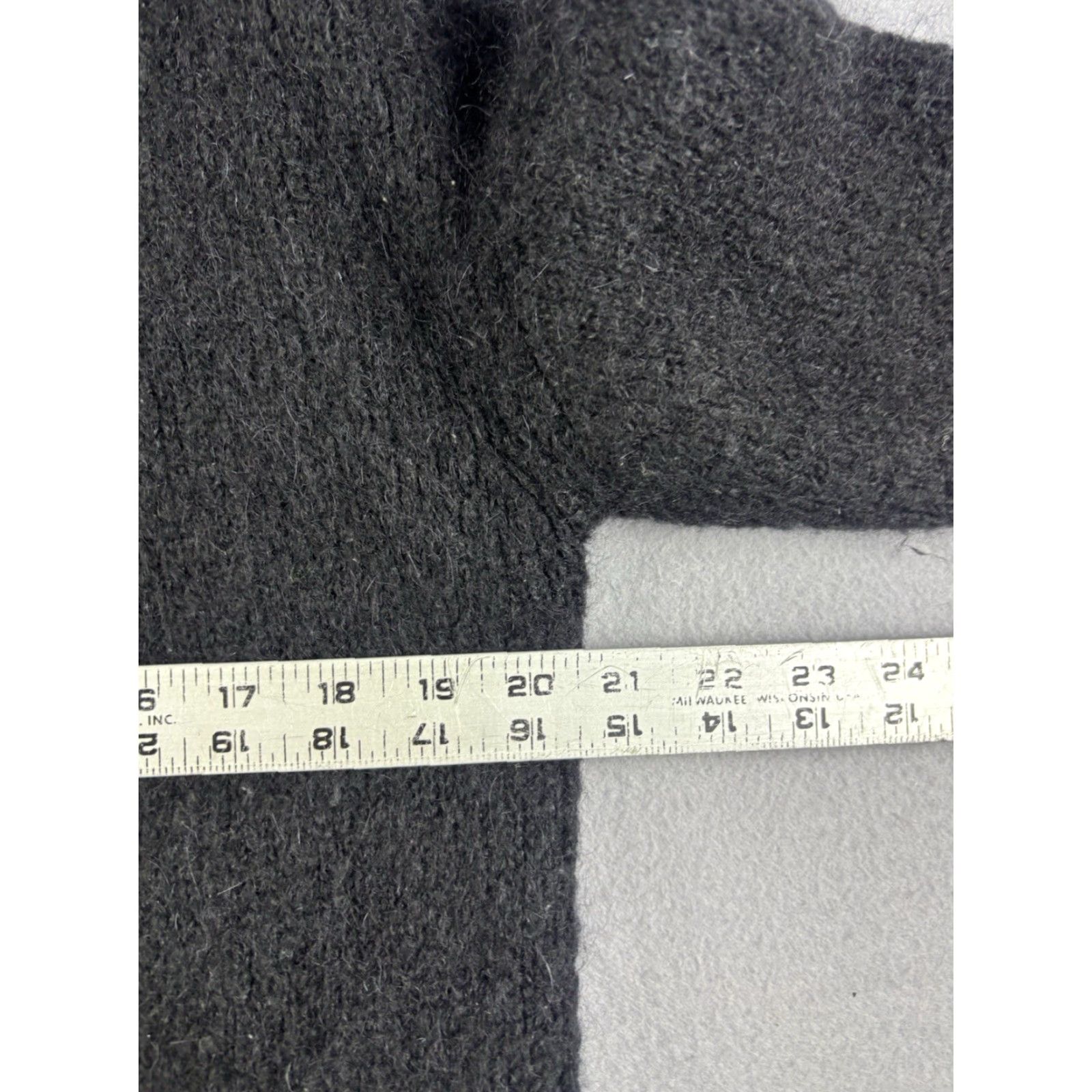 Zadig & Voltaire Zadig & Voltaire Cardigan Women’s XS Black Open Front Sweater Wool Blend Knit V-Neck Logo Long Sleeve Casual Workwear Size XS / US 0-2 / IT 36-38 - 7 Thumbnail