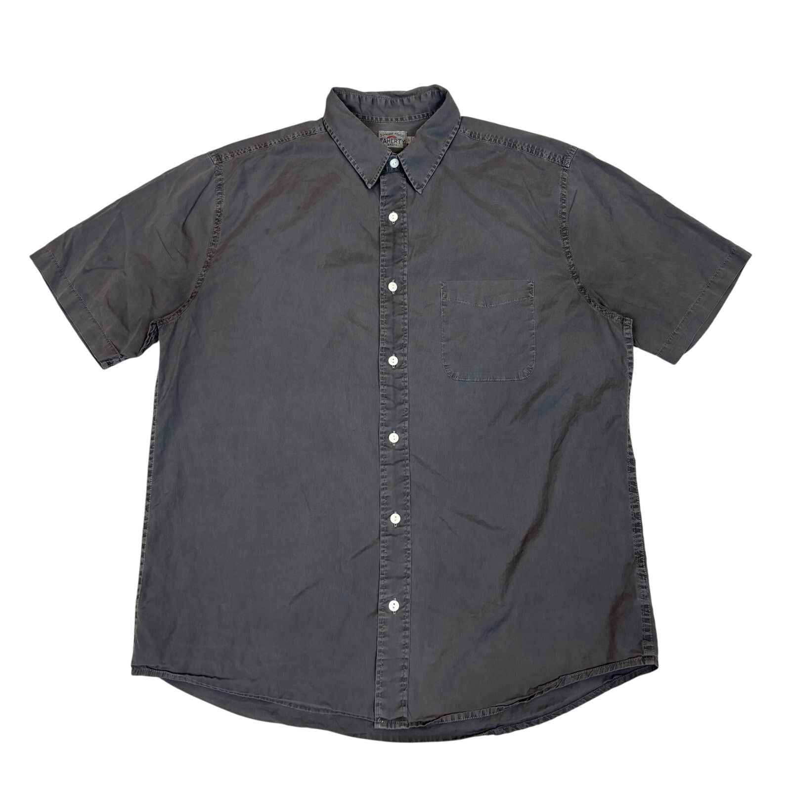 Faherty Faherty Pocket Cotton Button Up Shirt Men's Large Size US L / EU 52-54 / 3 - 1 Thumbnail