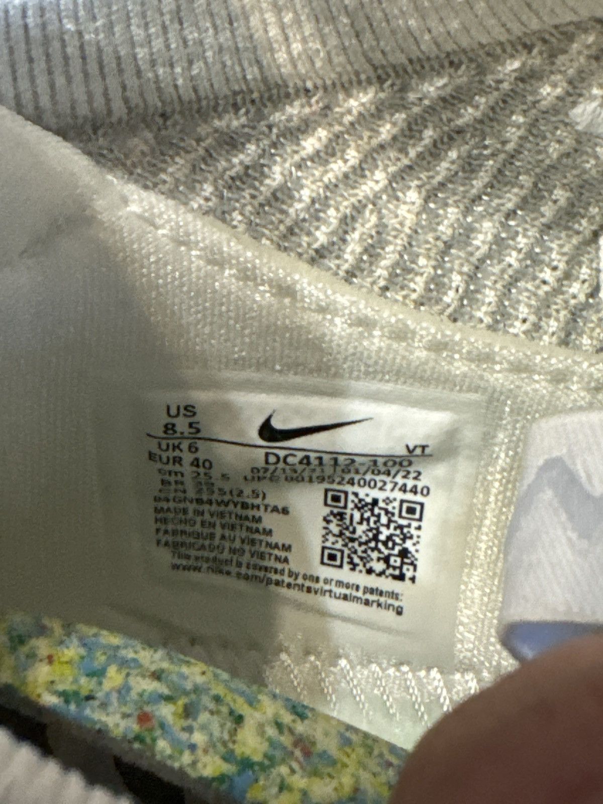 Nike Nike Vapormax Oatmeal Size US 8.5 / IT 38.5 - 5 Thumbnail