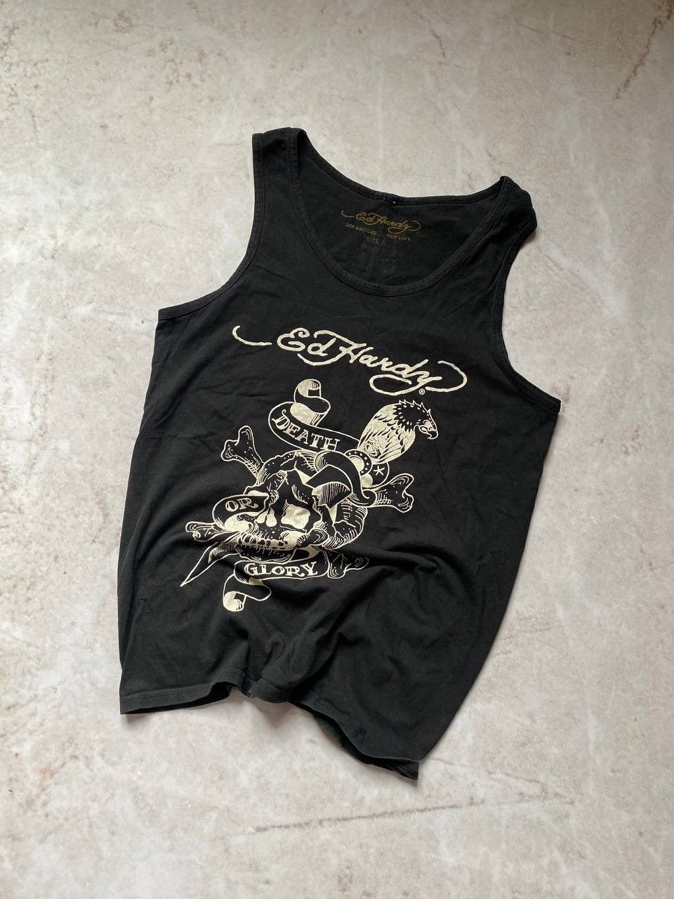 Ed Hardy × Vintage Vintage Ed Hardy Y2K Tank Tee Size US M / EU 48-50 / 2 - 1 Thumbnail
