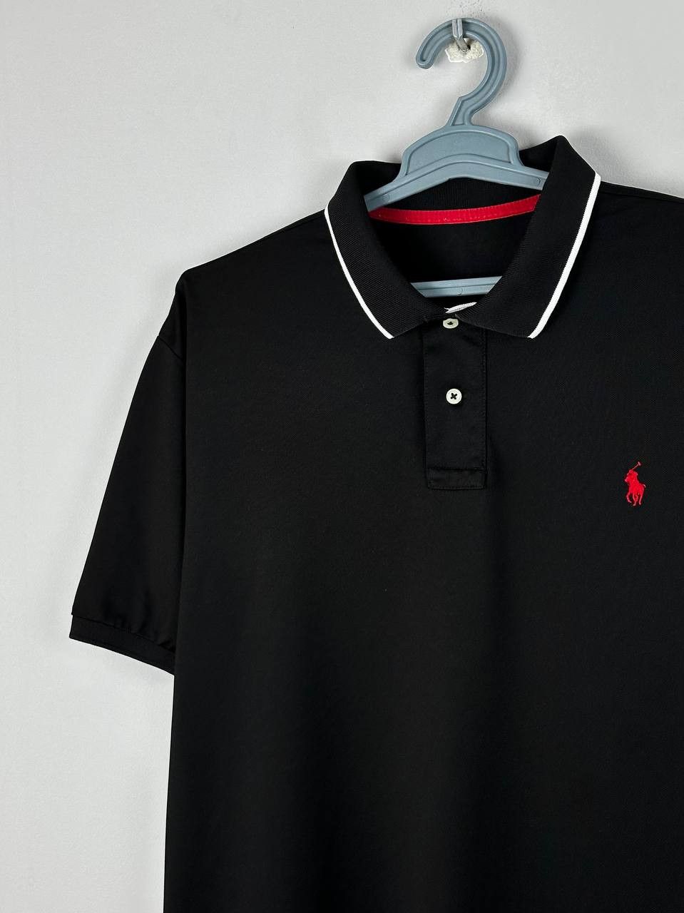Polo Ralph Lauren Polo Ralph Lauren Luxury Sport Black Polo T Shirt Size US XXL / EU 58 / 5 - 1 Thumbnail