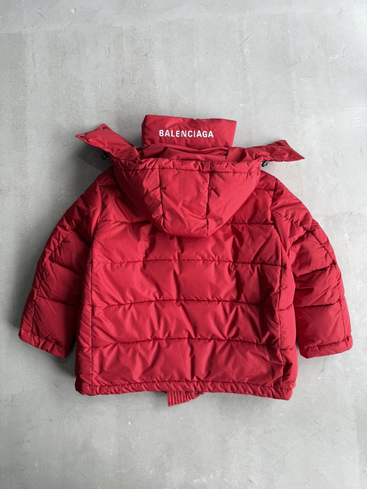 Balenciaga Balenciaga - F/W 2019 Red Swing Puffer Jacket Size US L / EU 52-54 / 3 - 2 Thumbnail