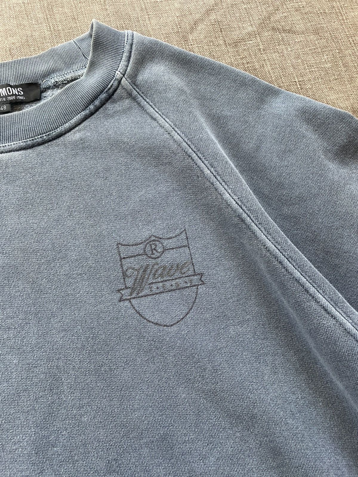Raf Simons AW04 waves short sleeve crewneck Size US M / EU 48-50 / 2 - 2 Thumbnail
