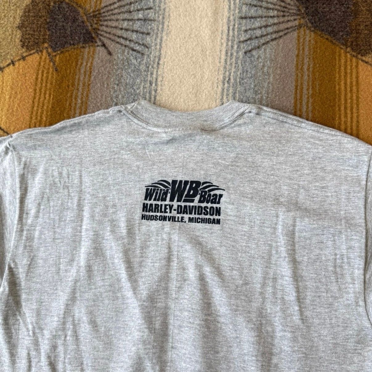 Harley Davidson VINTAGE Harley Davidson T-Shirt Women L Gray 90s Biker Grunge NWT NWT - wait, ensure only original words and no extra. Size L / US 10 / IT 46 - 6 Thumbnail