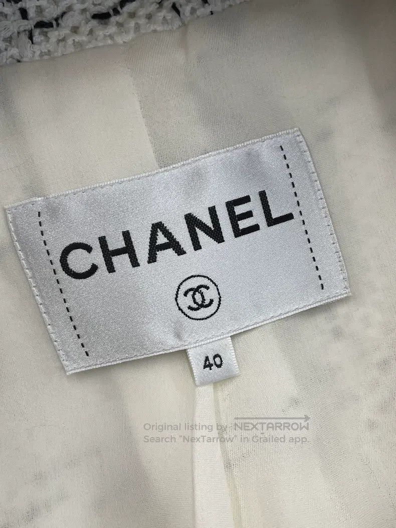 Chanel Chanel 23s Spring and Summer Series White plapel jacket Size S / US 4 / IT 40 - 5 Thumbnail