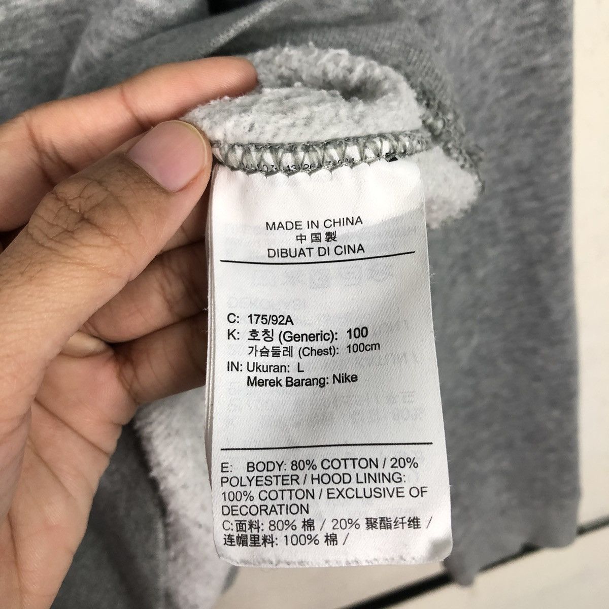 Nike 📌Nike Just Do It Big Swoosh Hoodie Pull Over Size US L / EU 52-54 / 3 - 18 Thumbnail