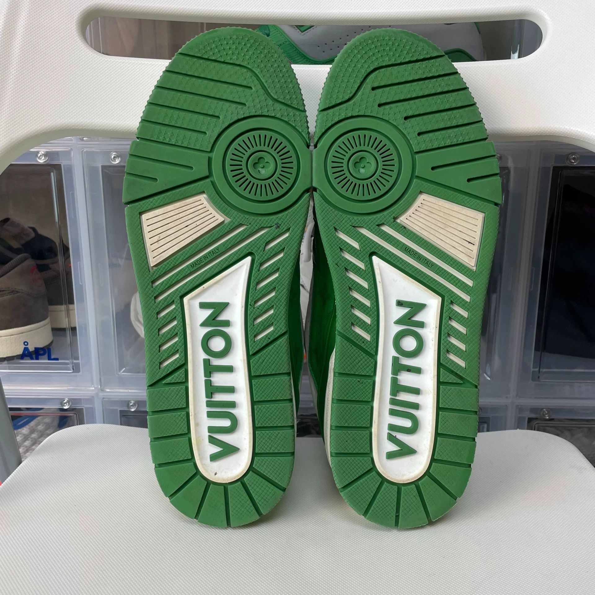 Louis Vuitton LOUS VUTTON Trainer 41.5 Pre-owned Clear Tread O.B. Size US 8.5 / EU 41-42 - 5 Thumbnail