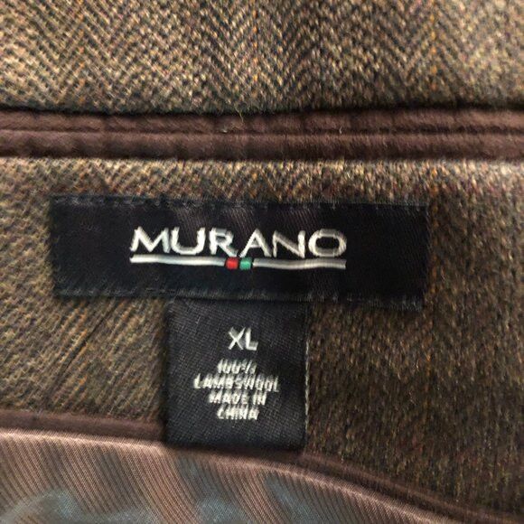 Murano MURANO MEN'S 100%LAMBSWOOL SPORT COAT BLAZER JACKET SIZE: XL Size 44R - 5 Thumbnail