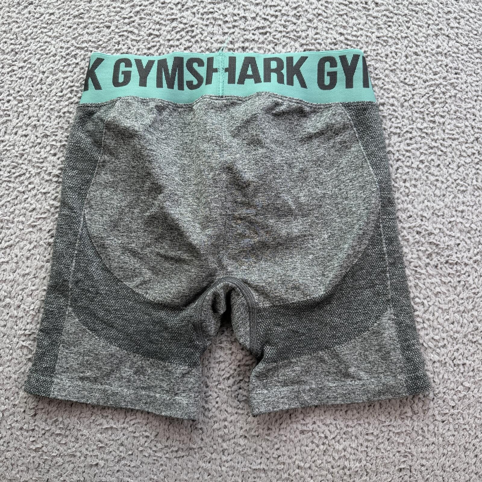 Gymshark Gymshark Womens Small Gray Seamless High Rise Biker Shorts Size 28" / US 6 / IT 42 - 2 Thumbnail