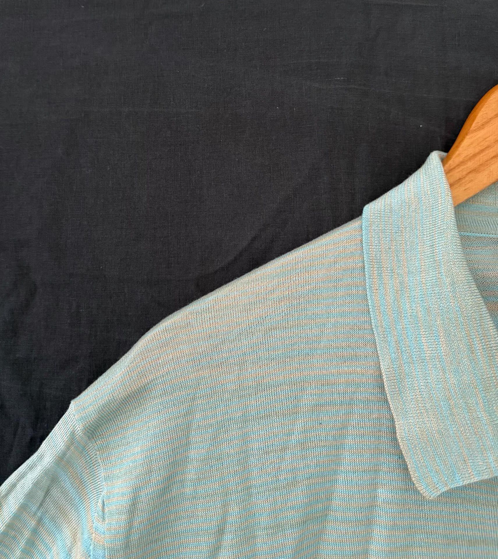 Missoni Missoni Men's Wavy Stripe Polo Shirt Ｑ21 Size US L / EU 52-54 / 3 - 5 Thumbnail