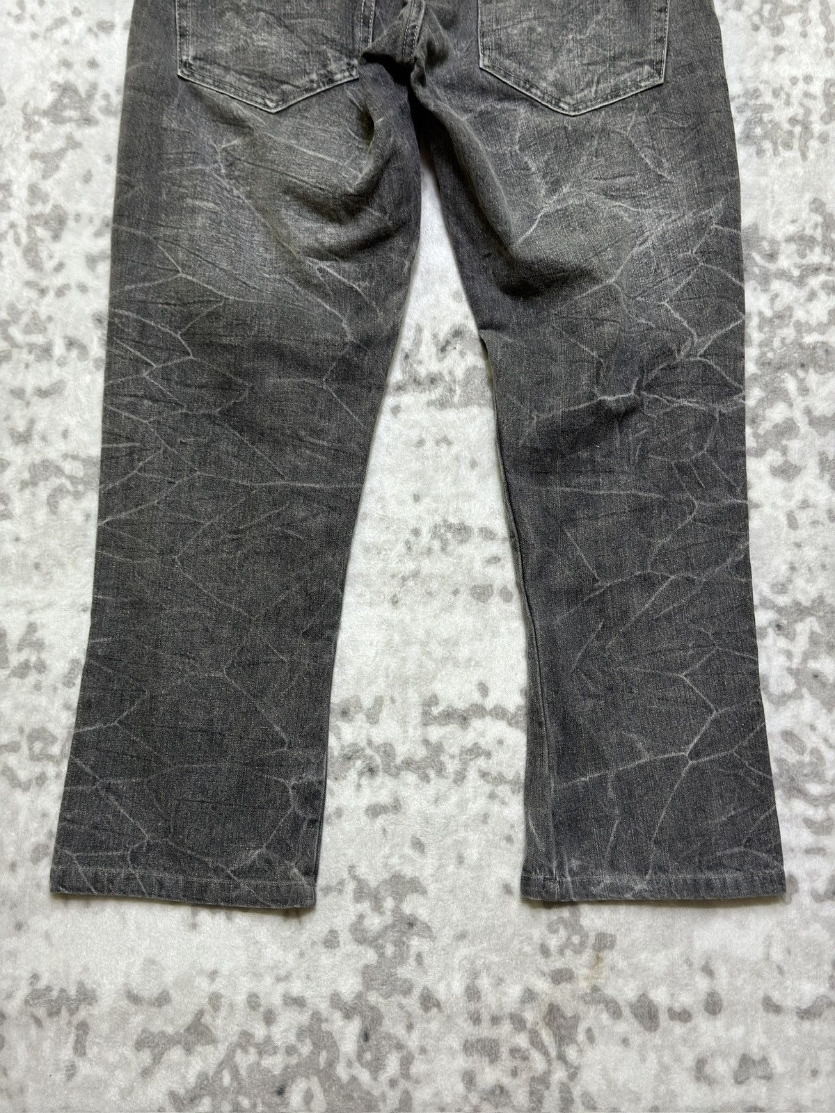 Vintage Y2K Wild Life Poem Print Whiskered Cropped Denim Jeans Size US 29 - 12 Thumbnail