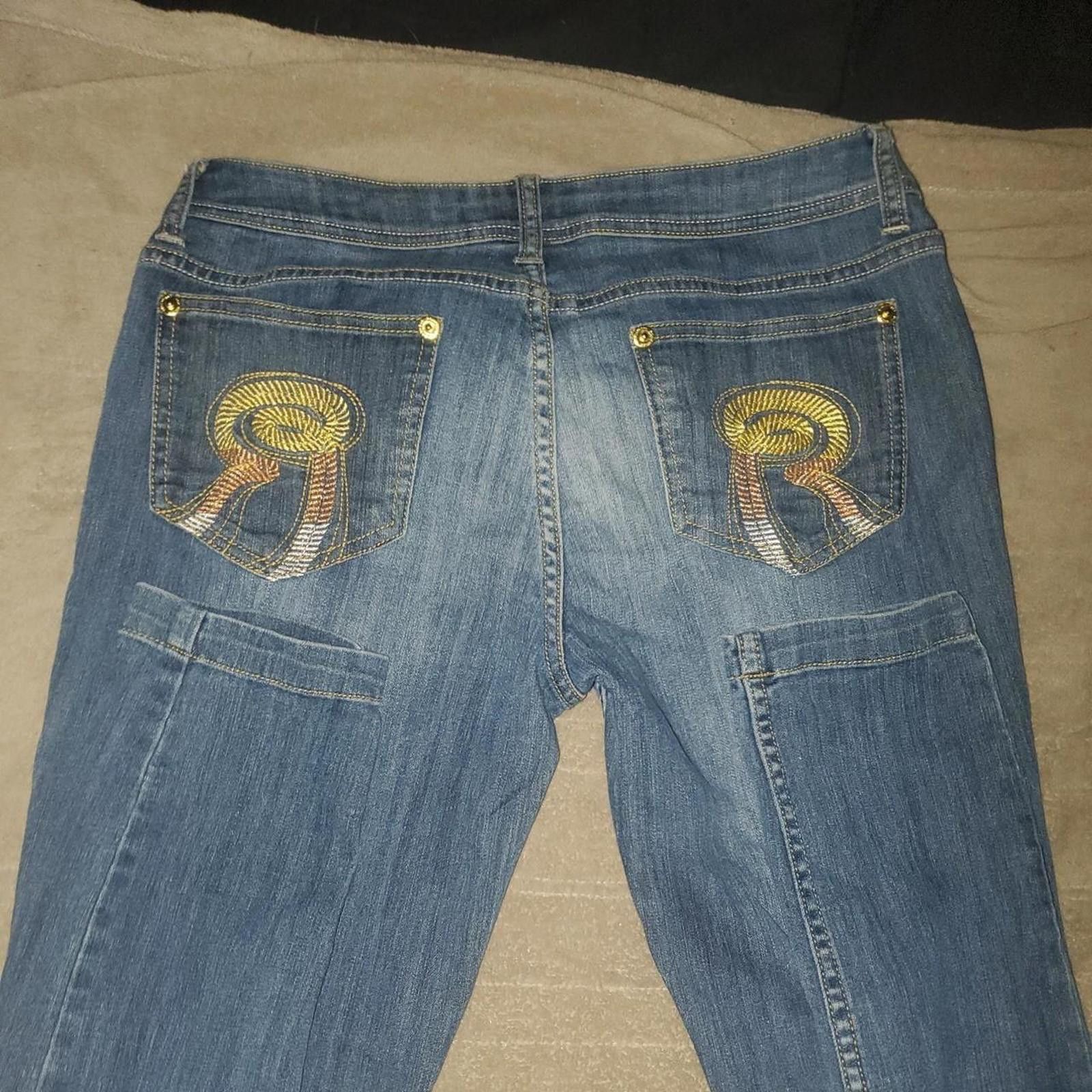 Rocawear Rocawear Women's Blue and Navy Jeans Size 36" / US 14 / IT 50 - 2 Thumbnail