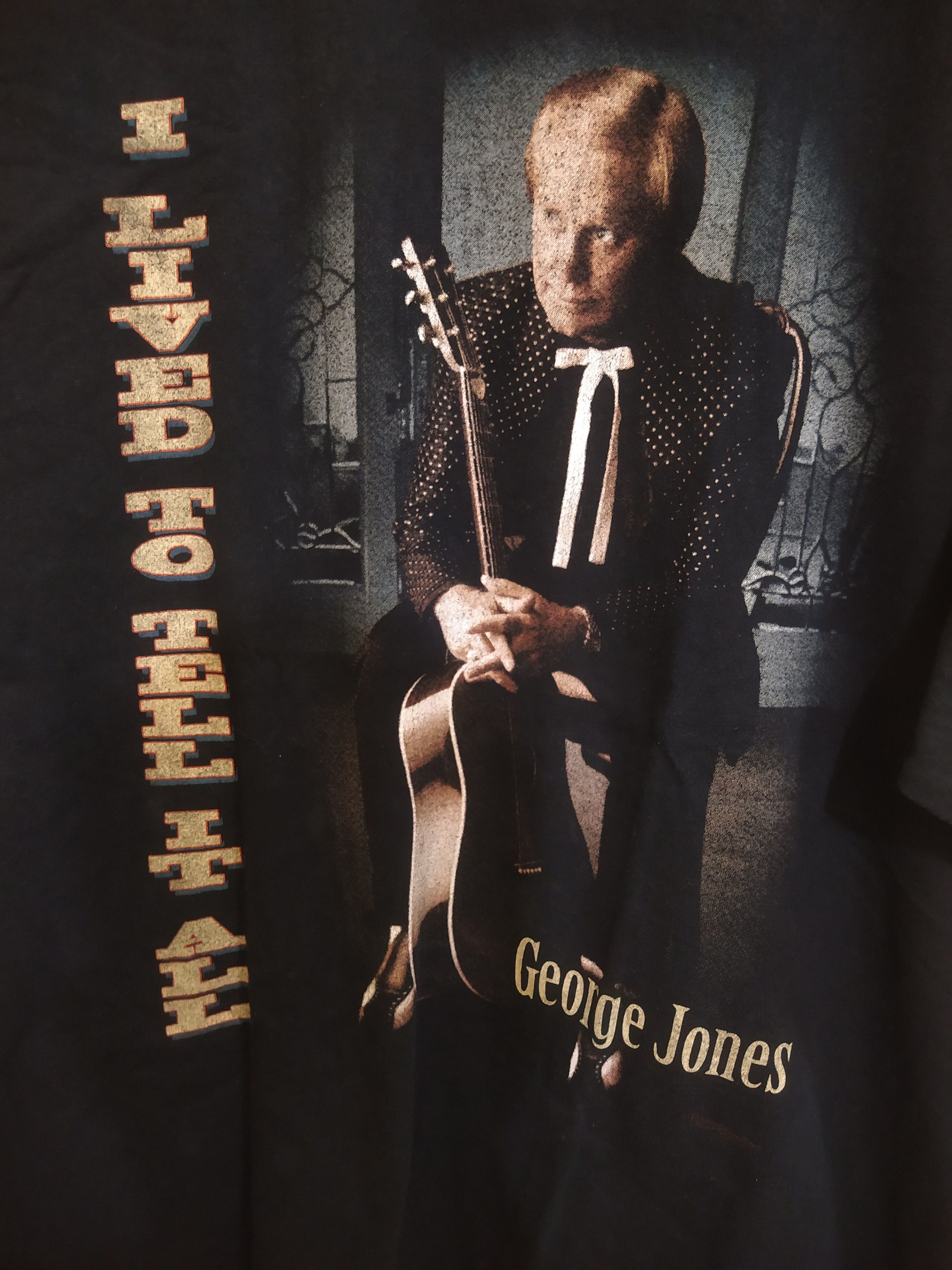 Band Tees M&O y2k Tagging George Jones Country Singer Tour 2007 Size US XXL / EU 58 / 5 - 4 Thumbnail