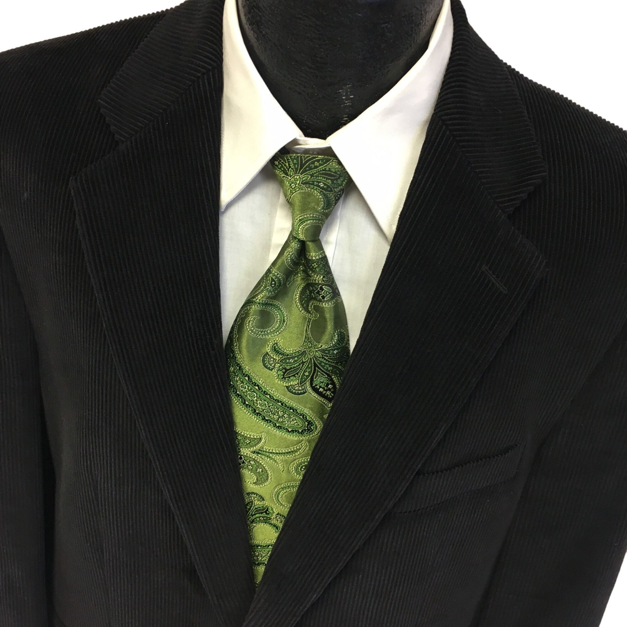 Brooks Brothers Ralph Lauren BLACK Sport Coat EVENING Dinner Jacket Size 40R - 1 Thumbnail