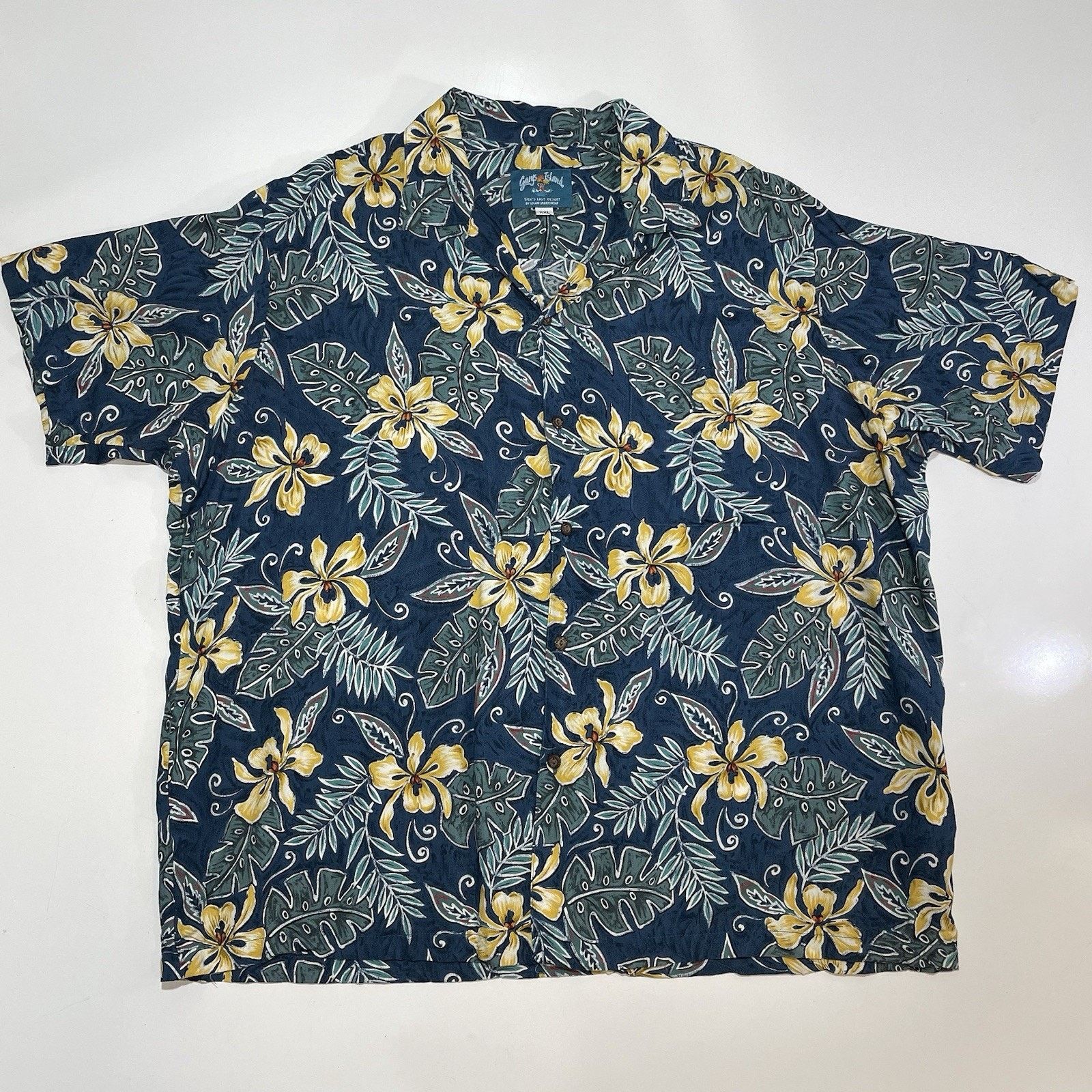 Cool Shirtz VTG Gary’s Island Dick’s Last Resort Blue Hawaiian Shirt 2XL Size US XXL / EU 58 / 5 - 1 Thumbnail