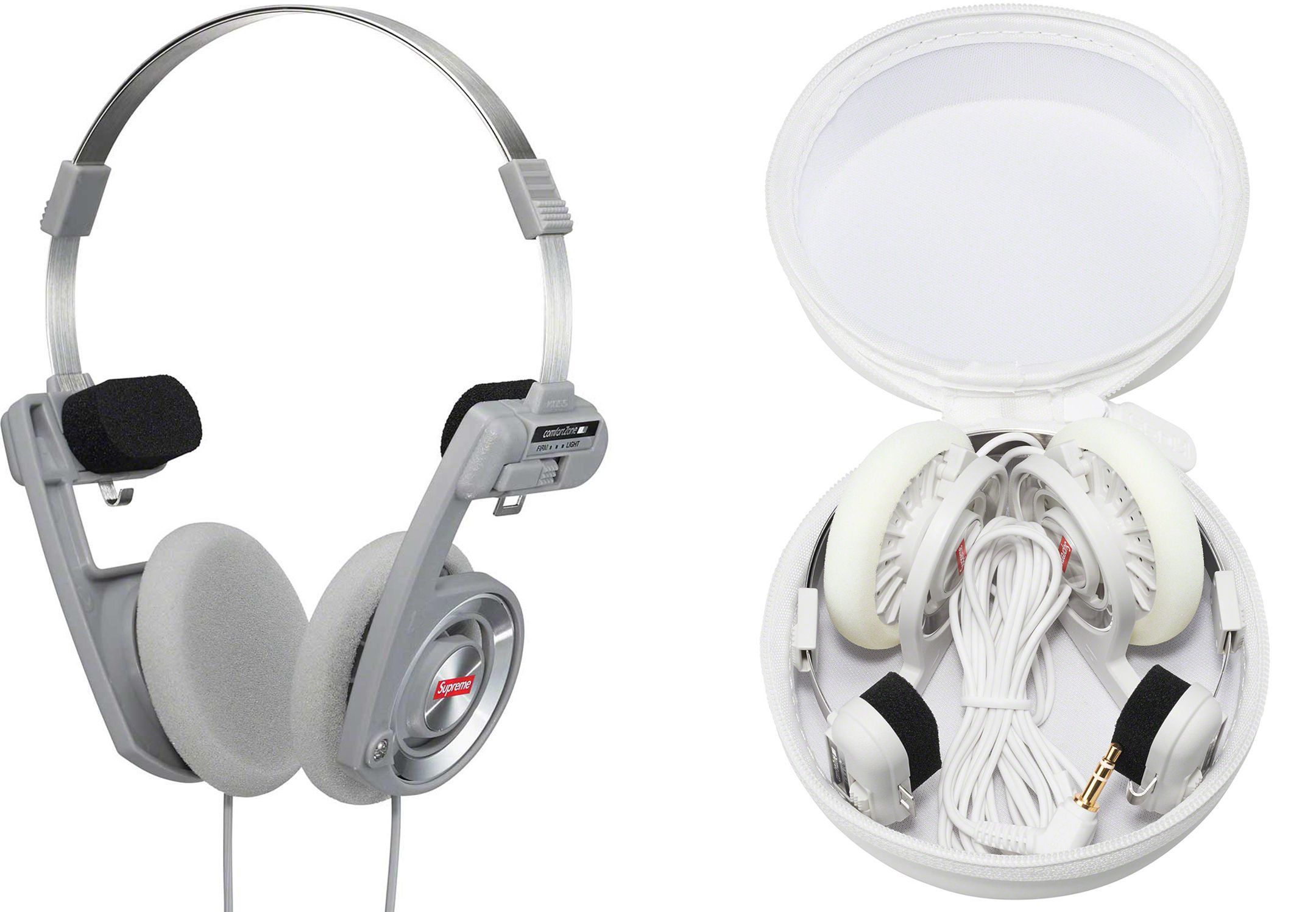 Supreme Supreme®/Koss PortaPro Headphones silver | Grailed