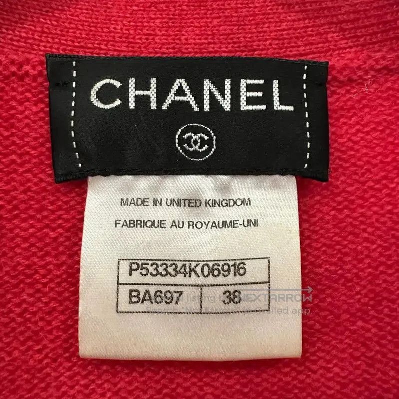 Chanel Chanel Red Wool Cardigan for Women . Size M / US 6-8 / IT 42-44 - 4 Thumbnail
