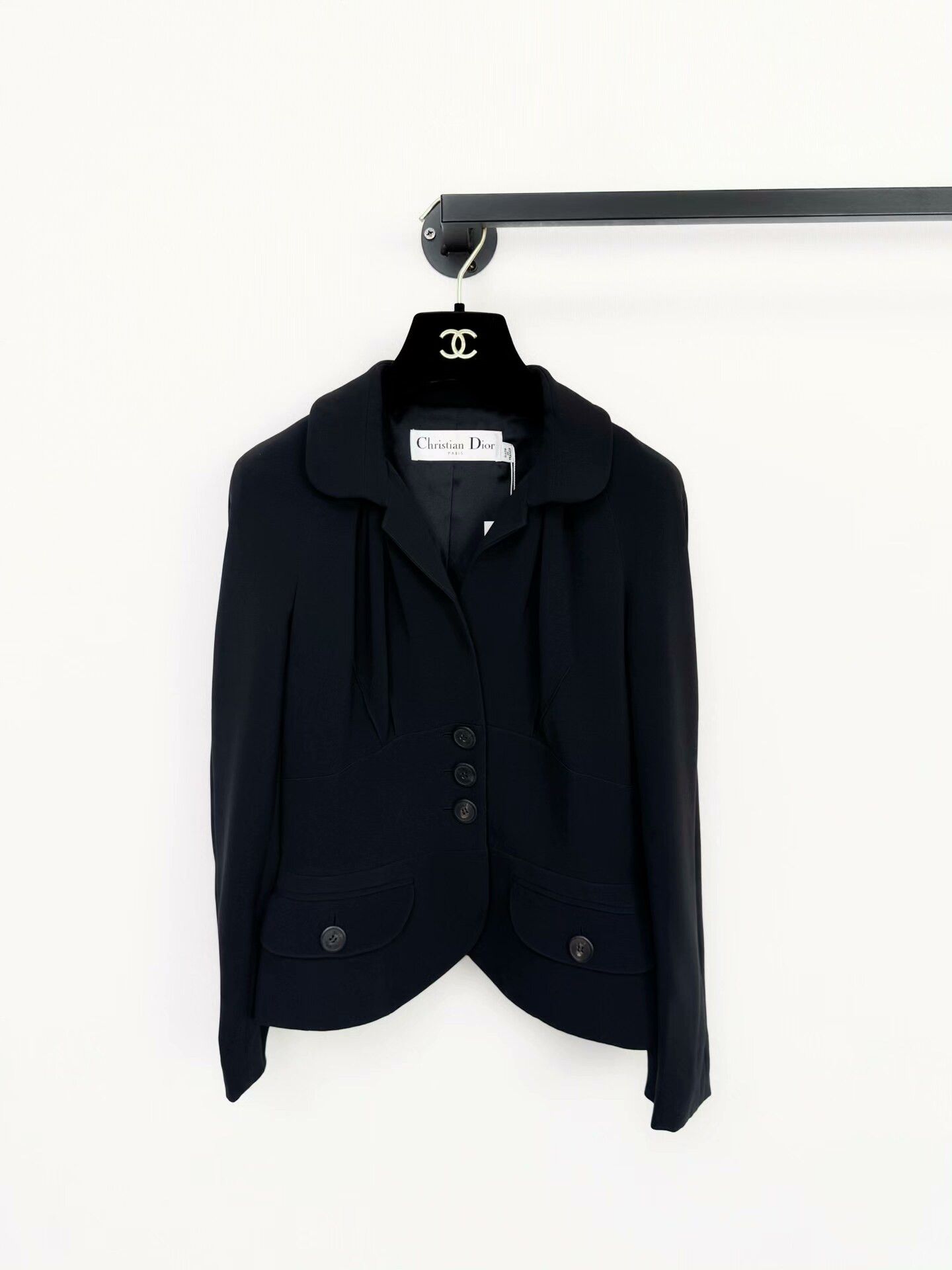 Dior elegant dior suit jacket in navy blue Size US S / EU 44-46 / 1 - 1 Thumbnail