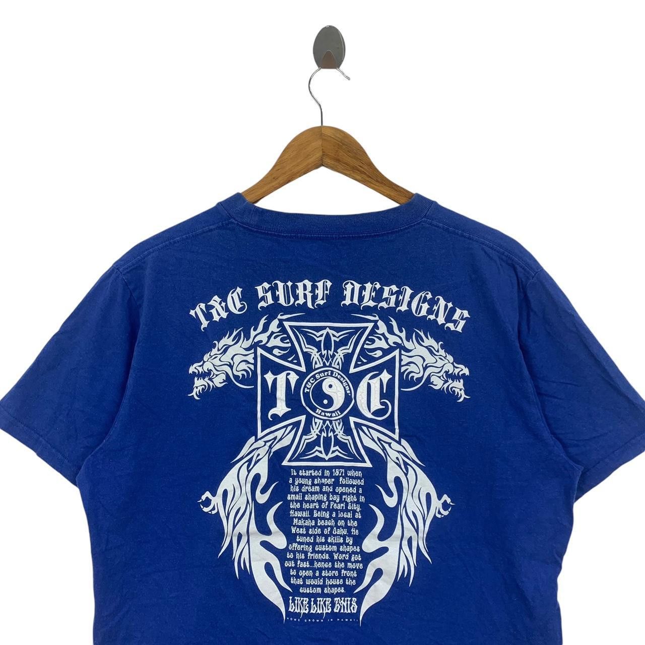 Vintage Vintage TOWN & COUNTRY SURF Dragon Cross Tee Shirt Size US XL / EU 56 / 4 - 5 Thumbnail