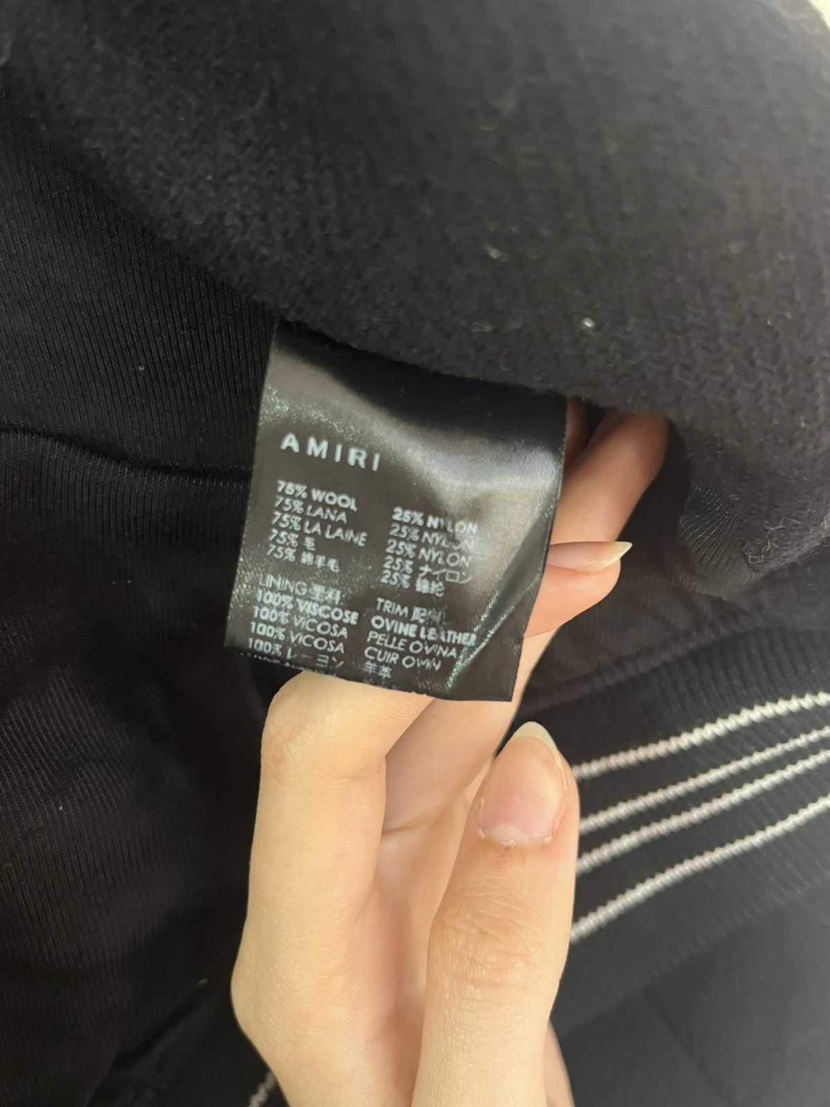 Amiri Amiri Varsity Bone Bomber Jacket Size US S / EU 44-46 / 1 - 16 Thumbnail