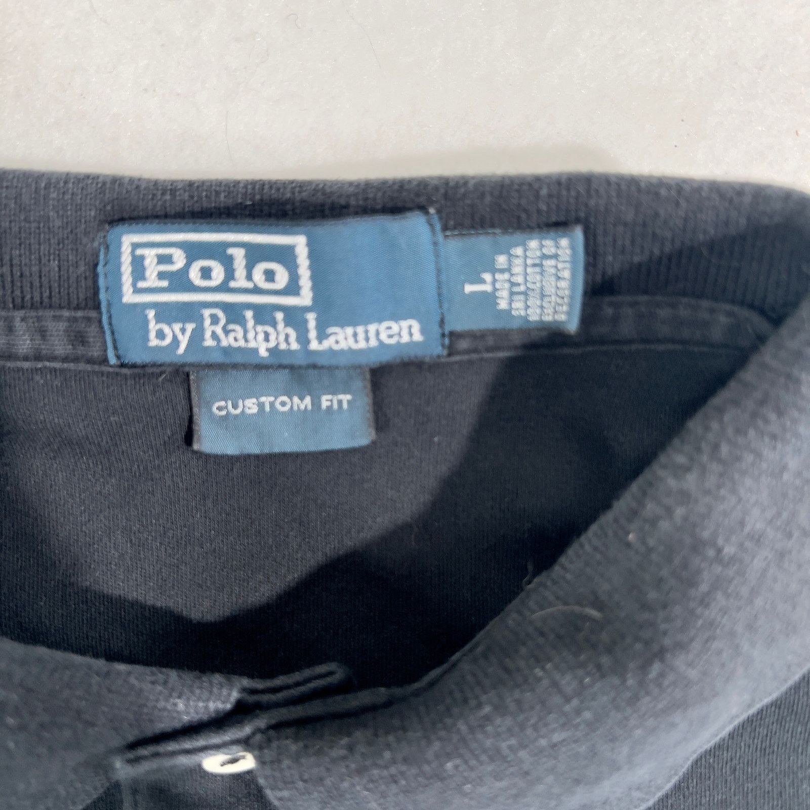 Polo Ralph Lauren Polo Ralph Lauren Henley Polo Shirt Men L Custom Fit Black Size US L / EU 52-54 / 3 - 2 Thumbnail