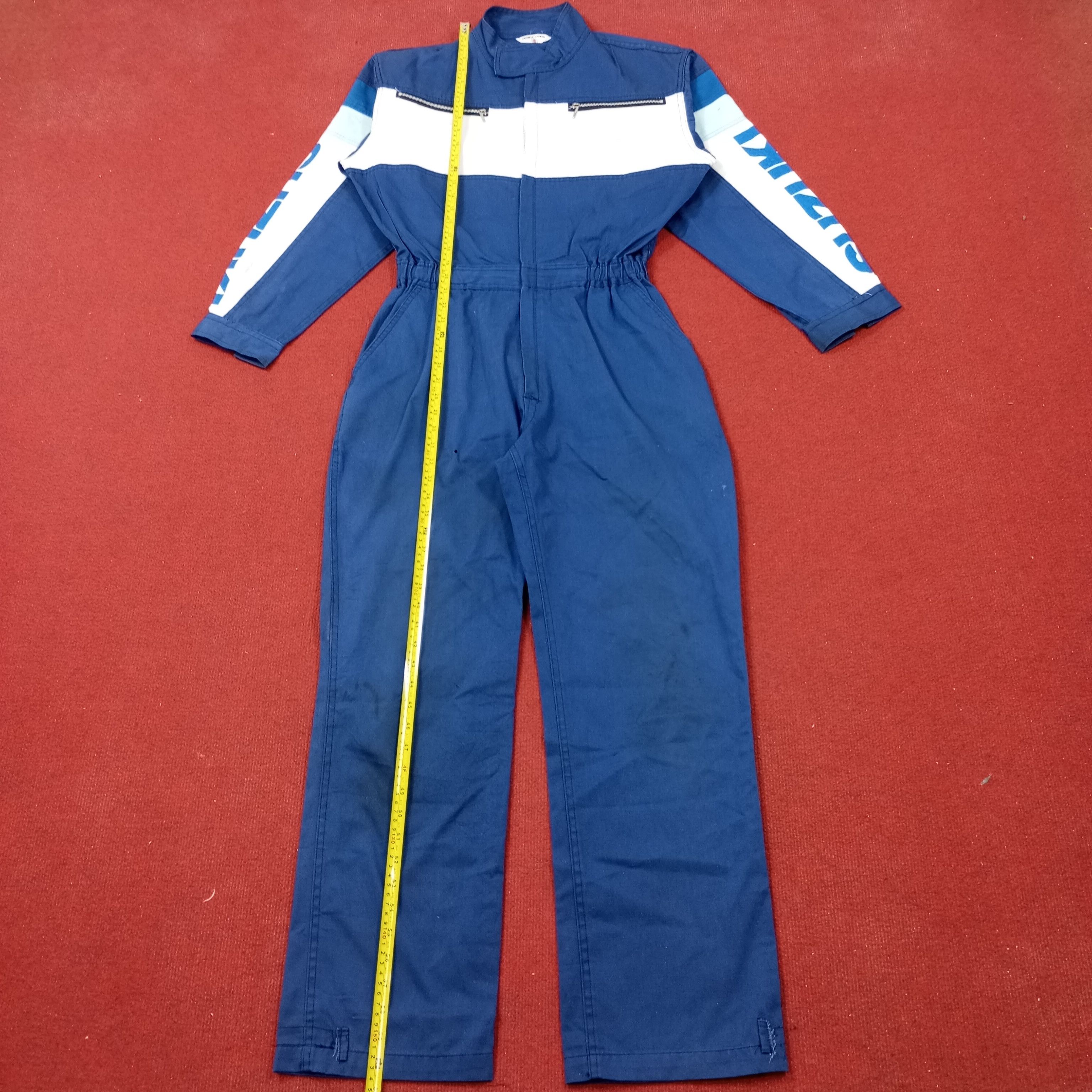 Japanese Brand × Vintage Team Suzuki Racing Workwear Style Coverall Jacket Size US M / EU 48-50 / 2 - 7 Thumbnail