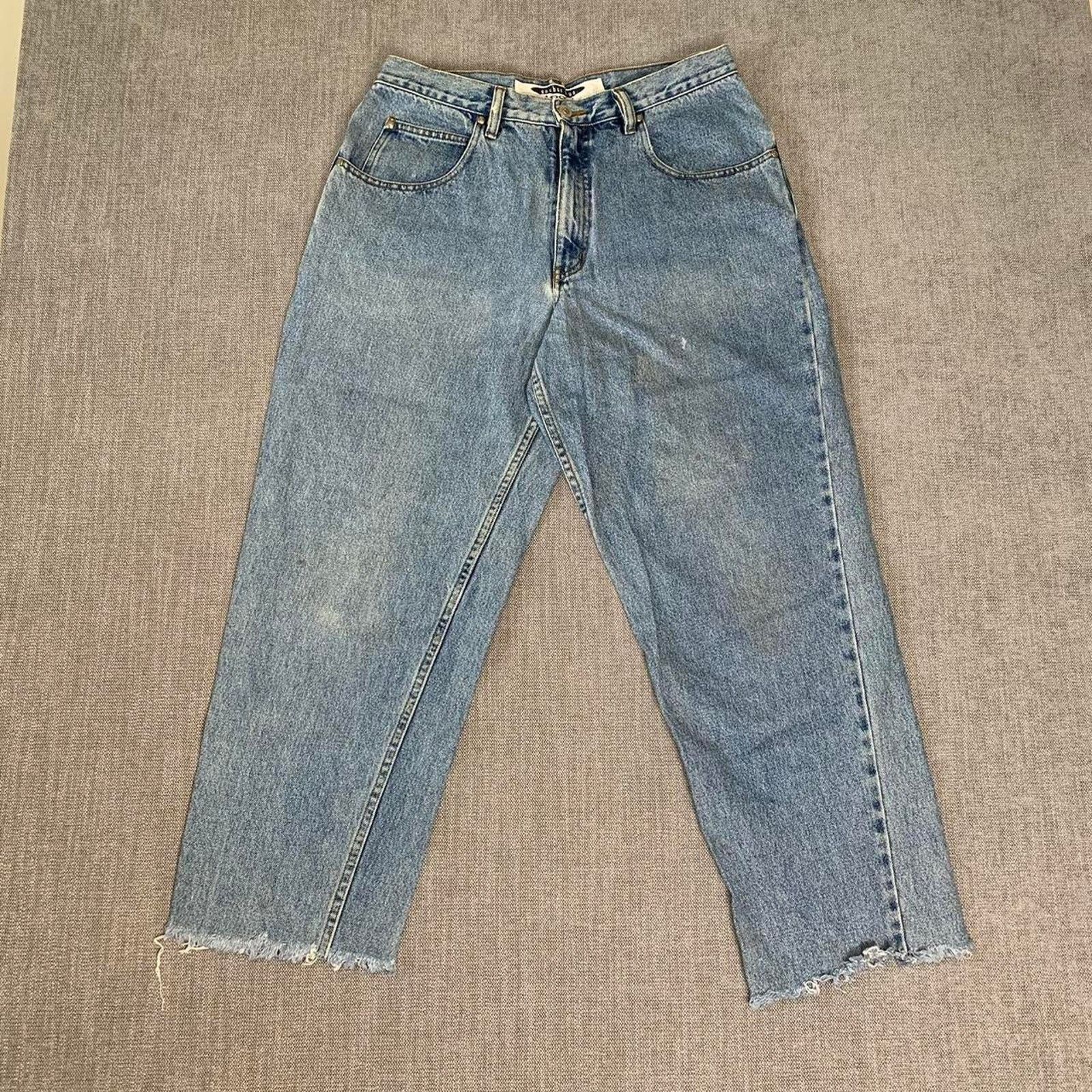 Anchor Blue Y2K Anchor Blue Loose Faded Denim Jeans Size US 34 / EU 50 - 4 Thumbnail
