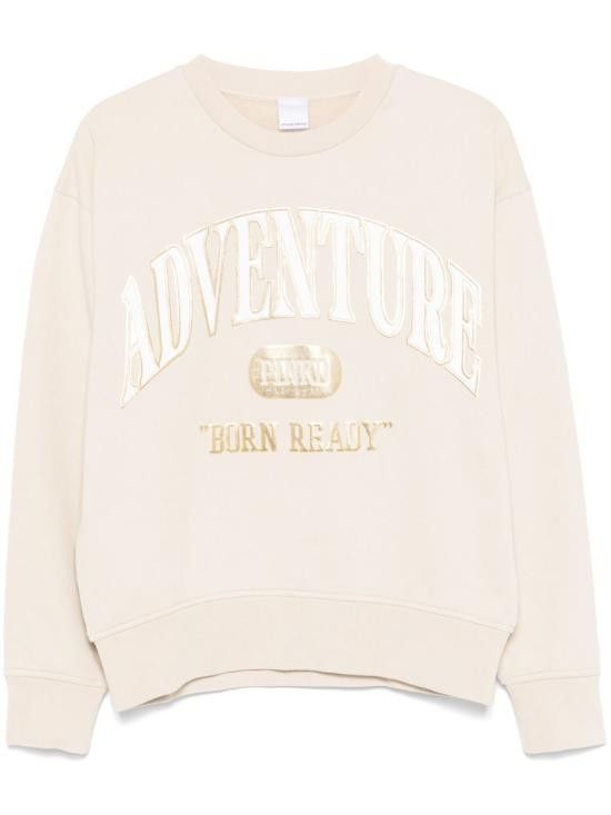 Pinko PINKO Women Hoodies 104618 A2CZC03 Beige Size M / US 6-8 / IT 42-44 - 1 Thumbnail