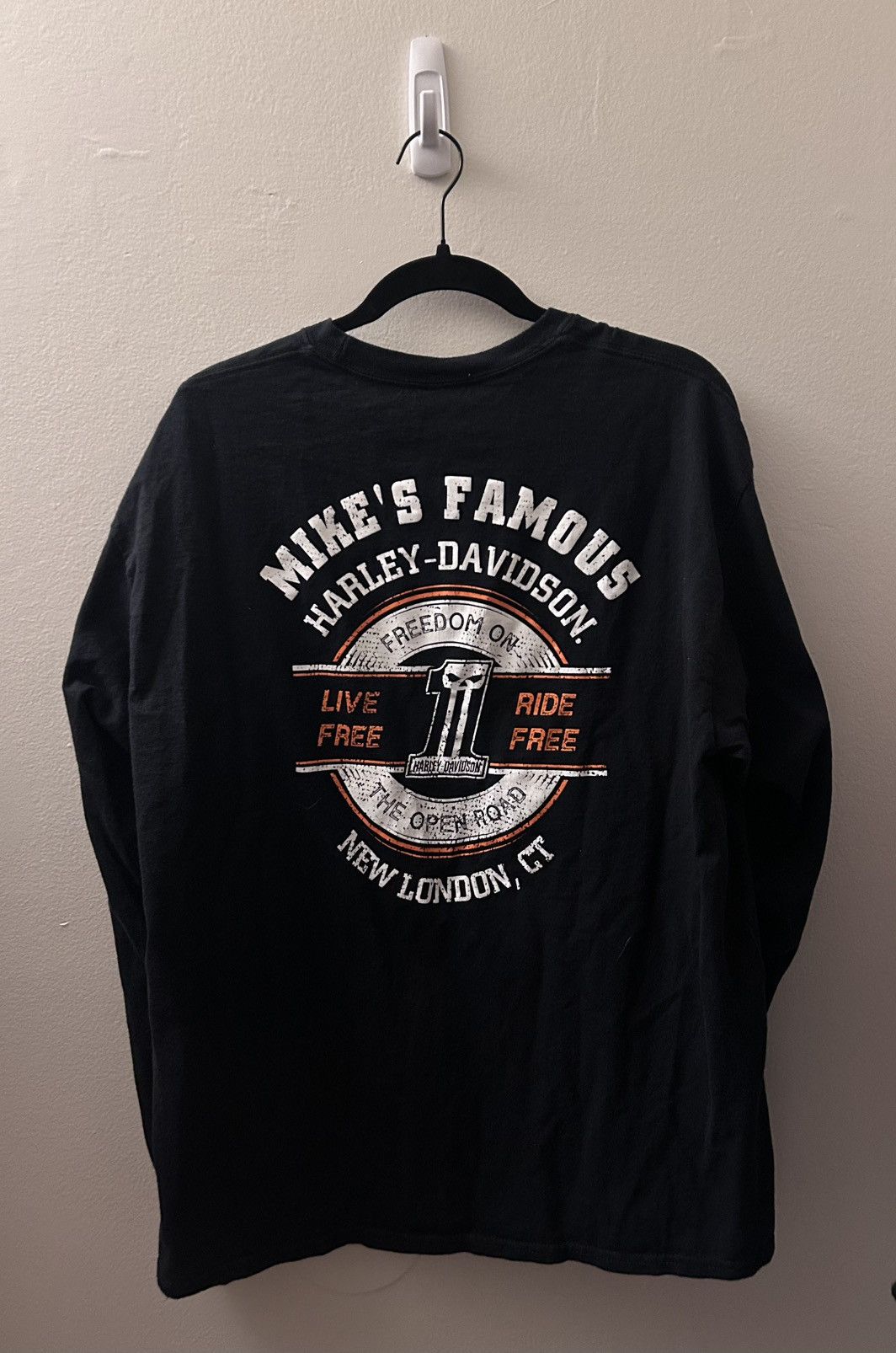 Harley Davidson Vintage Harley Davidson Long Sleeve Size US XL / EU 56 / 4 - 2 Thumbnail