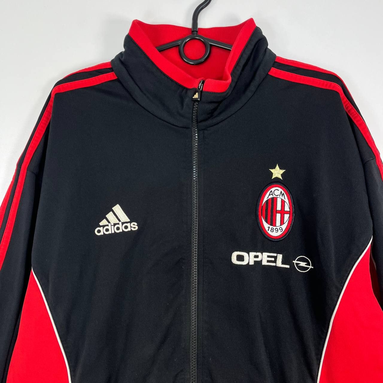 Adidas Adidas Ac Milan Opel 90s Full Zip Track Jacket Size M Size US M / EU 48-50 / 2 - 2 Thumbnail