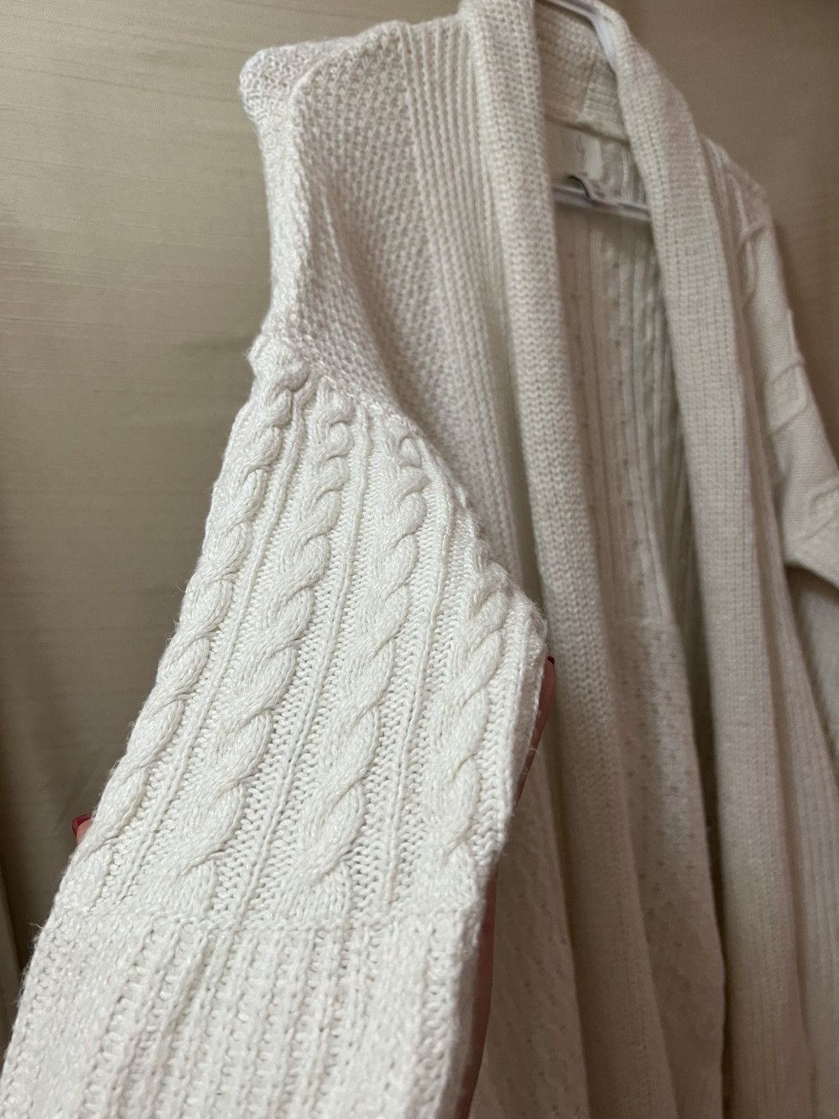 Joie Joie cream knitted open front cardigan size medium Size M / US 6-8 / IT 42-44 - 5 Thumbnail