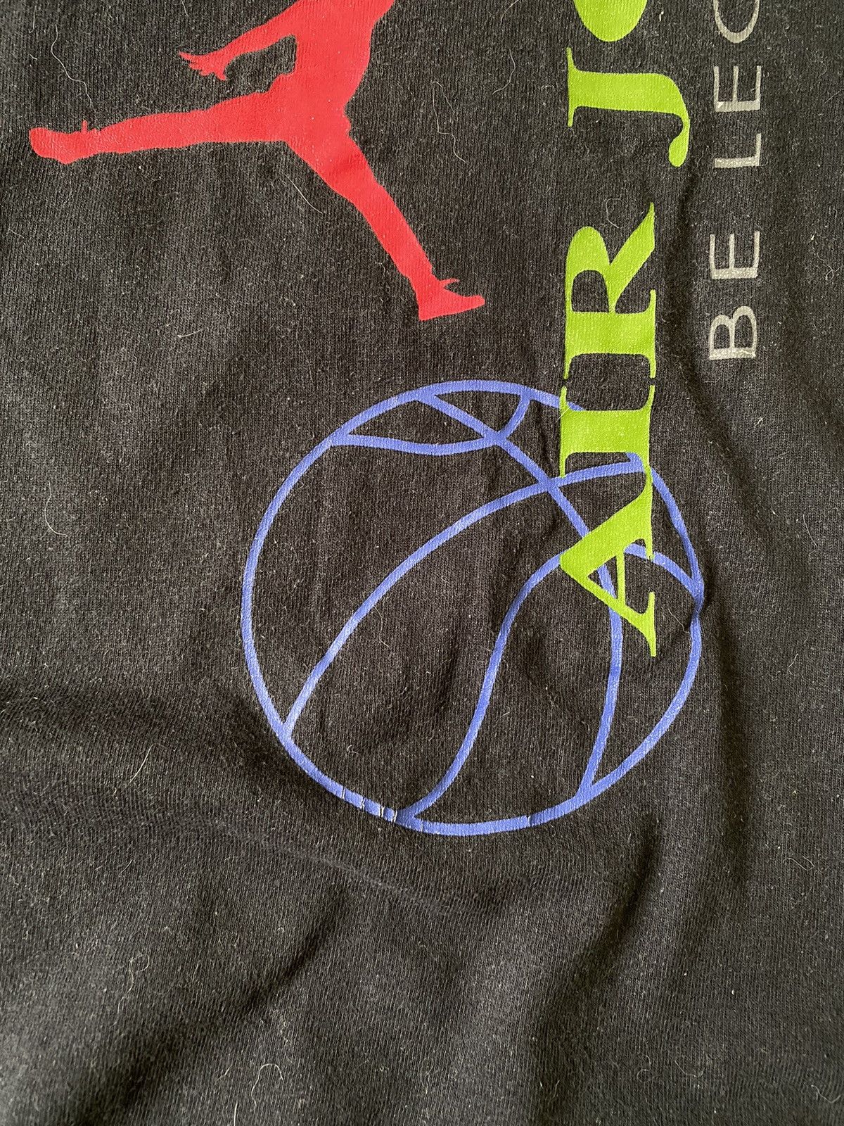 Nike Vintage Nike Air Jordan Be Legendary Black T-Shirt Size US XL / EU 56 / 4 - 3 Thumbnail