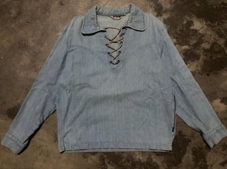 Vintage Vintage Pullover Perters Whalers 60s Size US M / EU 48-50 / 2 - 1 Thumbnail