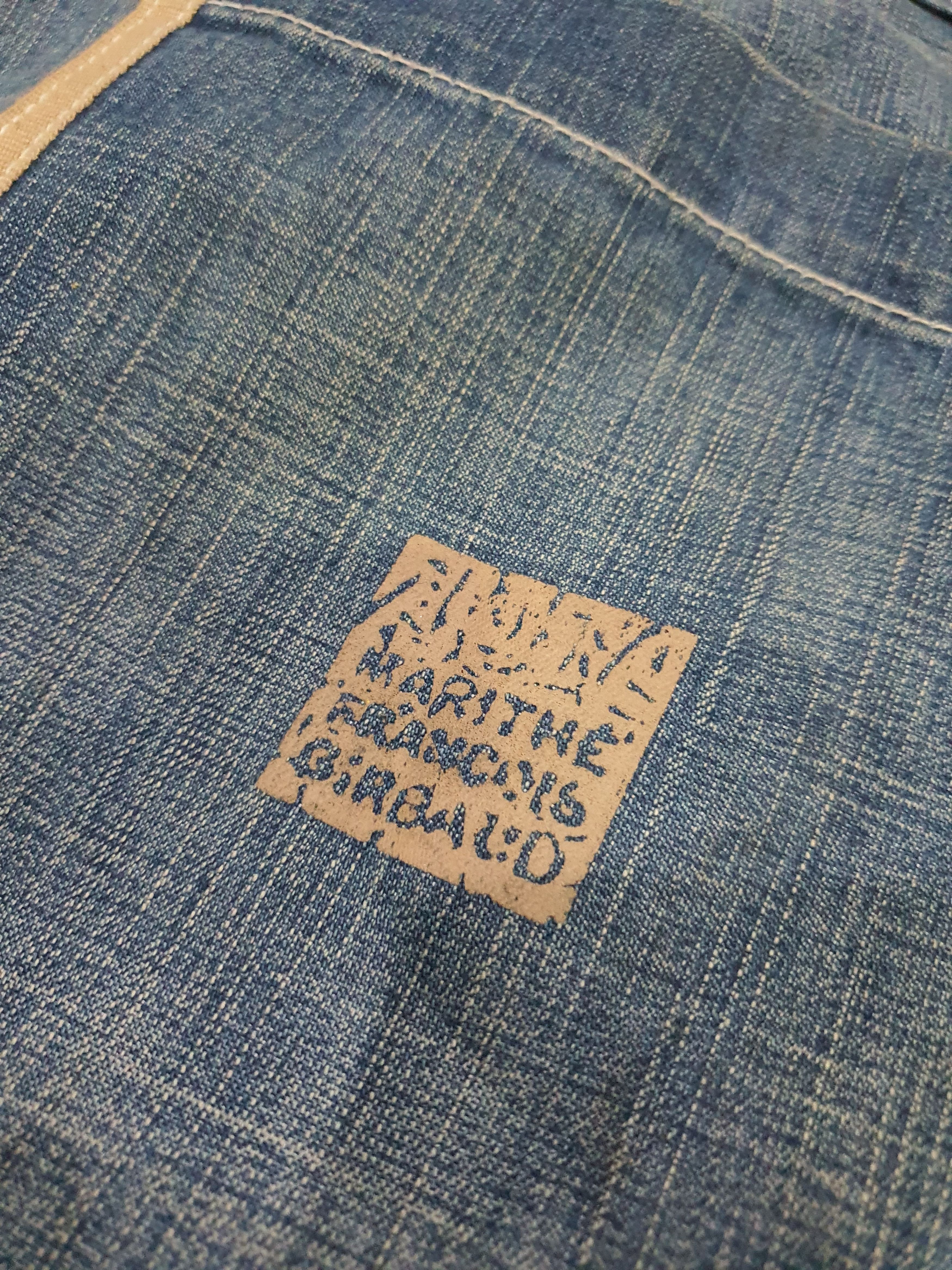 Marithe + Francois Girbaud × Vintage 90s MARITHE FRANCOIS GIRBAUD Wide Leg Baggy Blue Denim Jeans Size US 36 / EU 52 - 20 Thumbnail