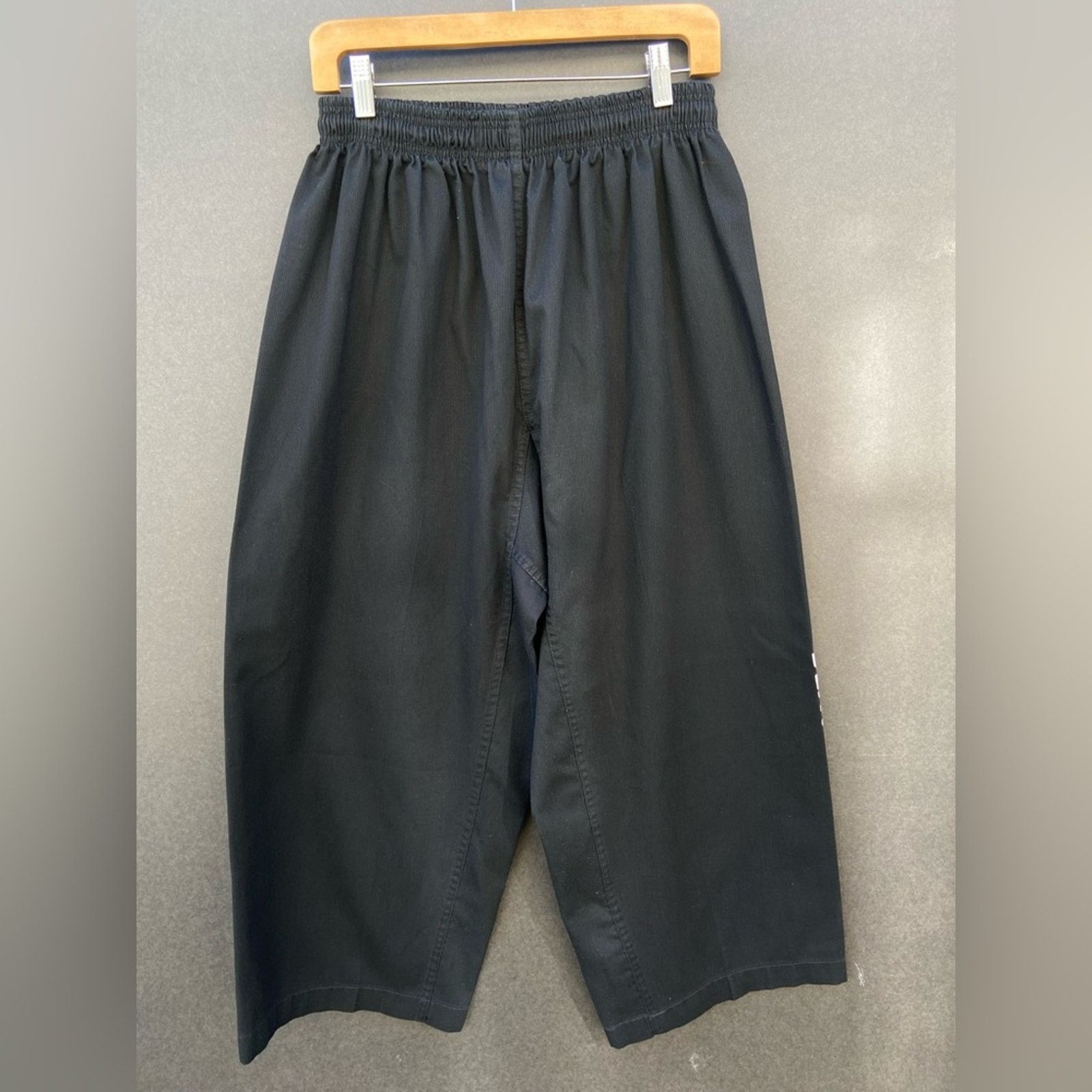 Vintage VTG Black Belt Club Pants Size 28" / US 6 / IT 42 - 2 Thumbnail