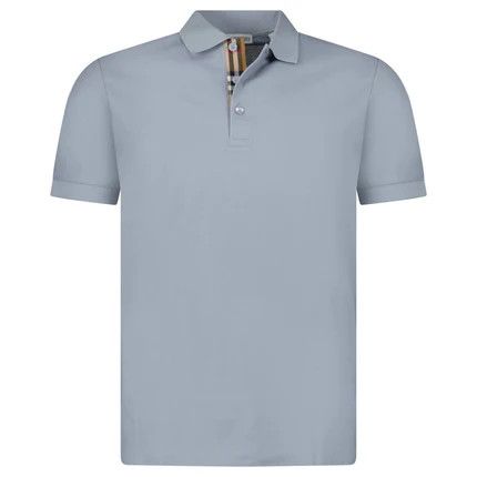 Burberry o1w1db10326 Hartford Polo Shirt in Gale Blue Size US M / EU 48-50 / 2 - 1 Thumbnail