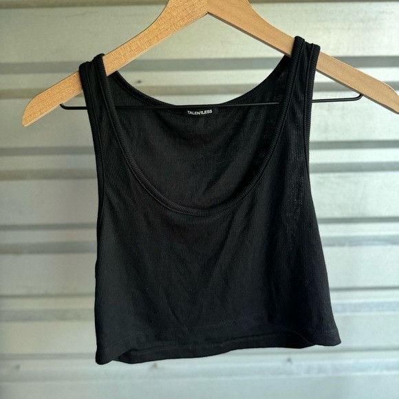 Talentless NEW TALENTLESS WOMENS CROP MODAL BLANK TANK SZ EXTRA LARGE Size XL / US 12-14 / IT 48-50 - 4 Thumbnail