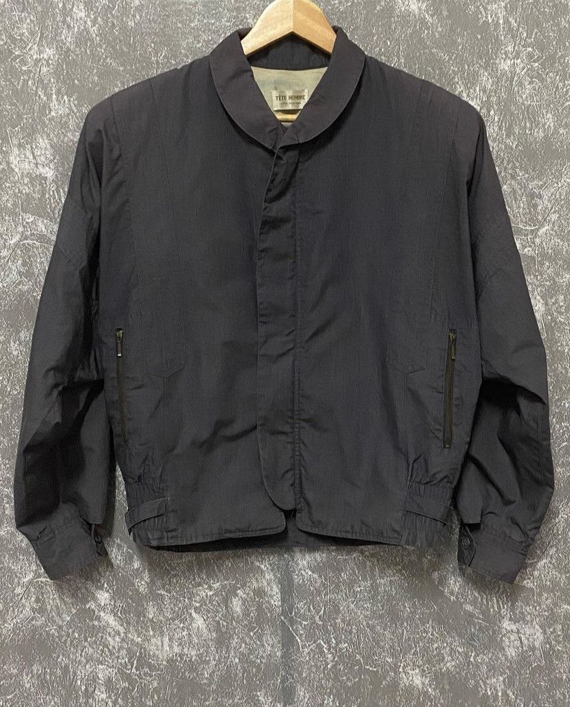Issey Miyake × Japanese Brand × Tete Homme Vtg Tete Homme Bomber Jacket Size US L / EU 52-54 / 3 - 2 Thumbnail