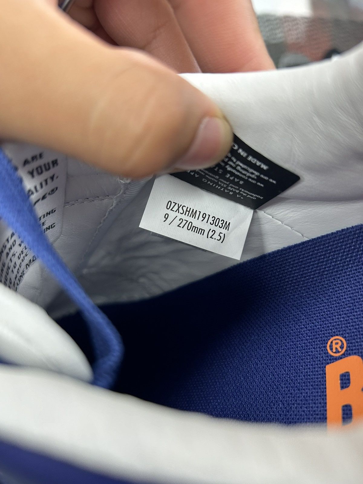 Bape BAPESTA #3 M2 Size US 9 / EU 42 - 7 Thumbnail