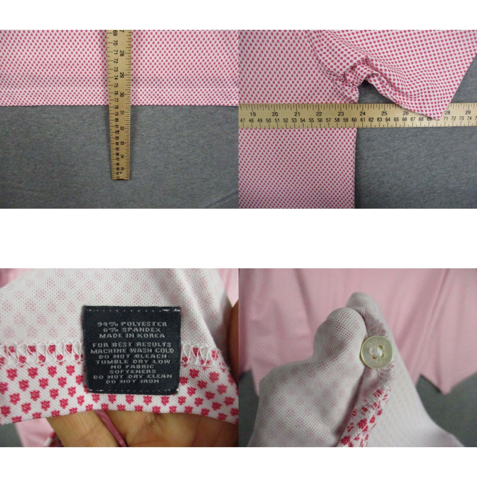 Vintage Turtleson Polo Shirt Large Mens Chairmans Cup Golf Salmon Turtle Pattern Polo Shirt Mens L Salmon Golf Polo Shirt Mens Chairmans Cup Turtleson Size US L / EU 52-54 / 3 - 8 Thumbnail