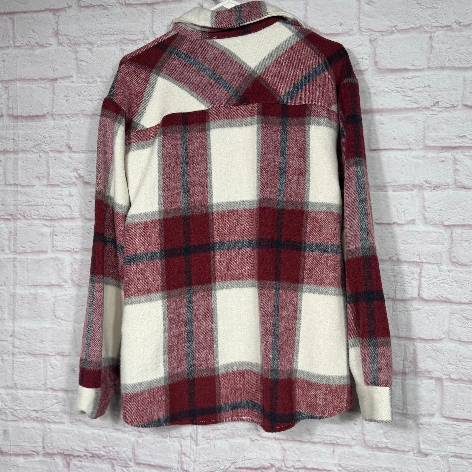 Agora Adora Women's Medium Plaid Shacket Size M / US 6-8 / IT 42-44 - 6 Thumbnail