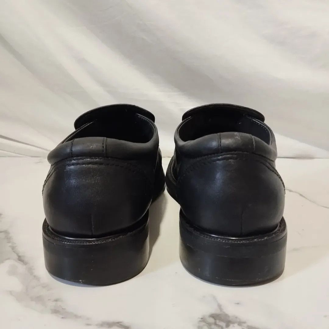 Genuine Leather Crocodile Men's Black Leather Loafers Size US 10 / EU 43 - 5 Thumbnail