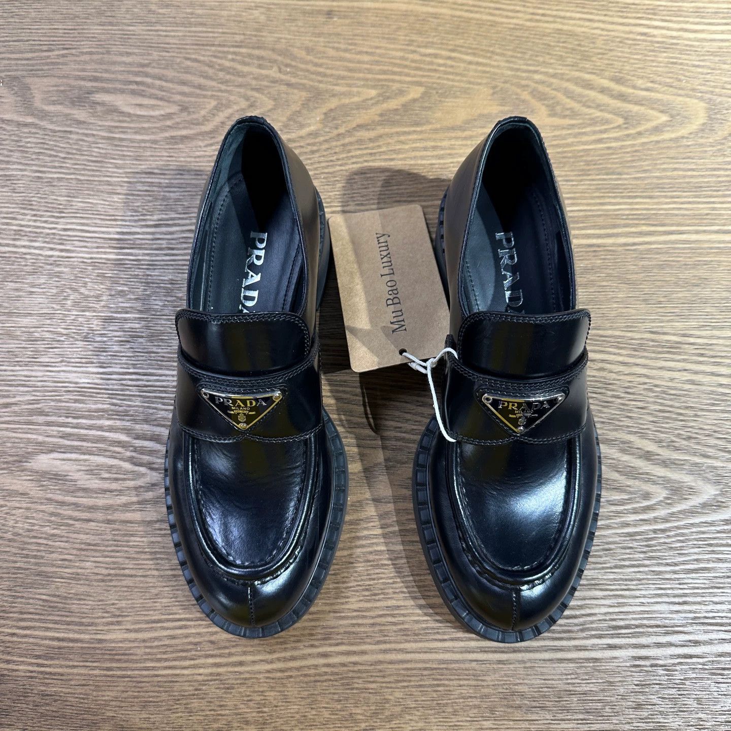 Prada Prada Triangle Logo Loafer apr542 36.5 Size US 6 / IT 36 - 2 Thumbnail