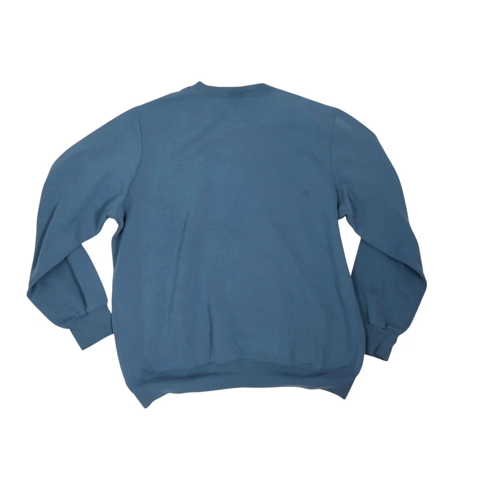 Blair VINTAGE Blair Puppy Dog American Flag Blue Sweatshirt XL Women Crew Neck Long Sleeve Cotton Pullover 90s Dog American Flag Casual Women XL Size XL / US 12-14 / IT 48-50 - 3 Thumbnail