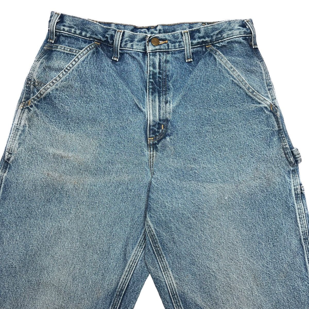 Carhartt × Vintage Vintage 2000s Carhartt Denim Carpenter Dungaree Pants Size US 31 - 4 Thumbnail