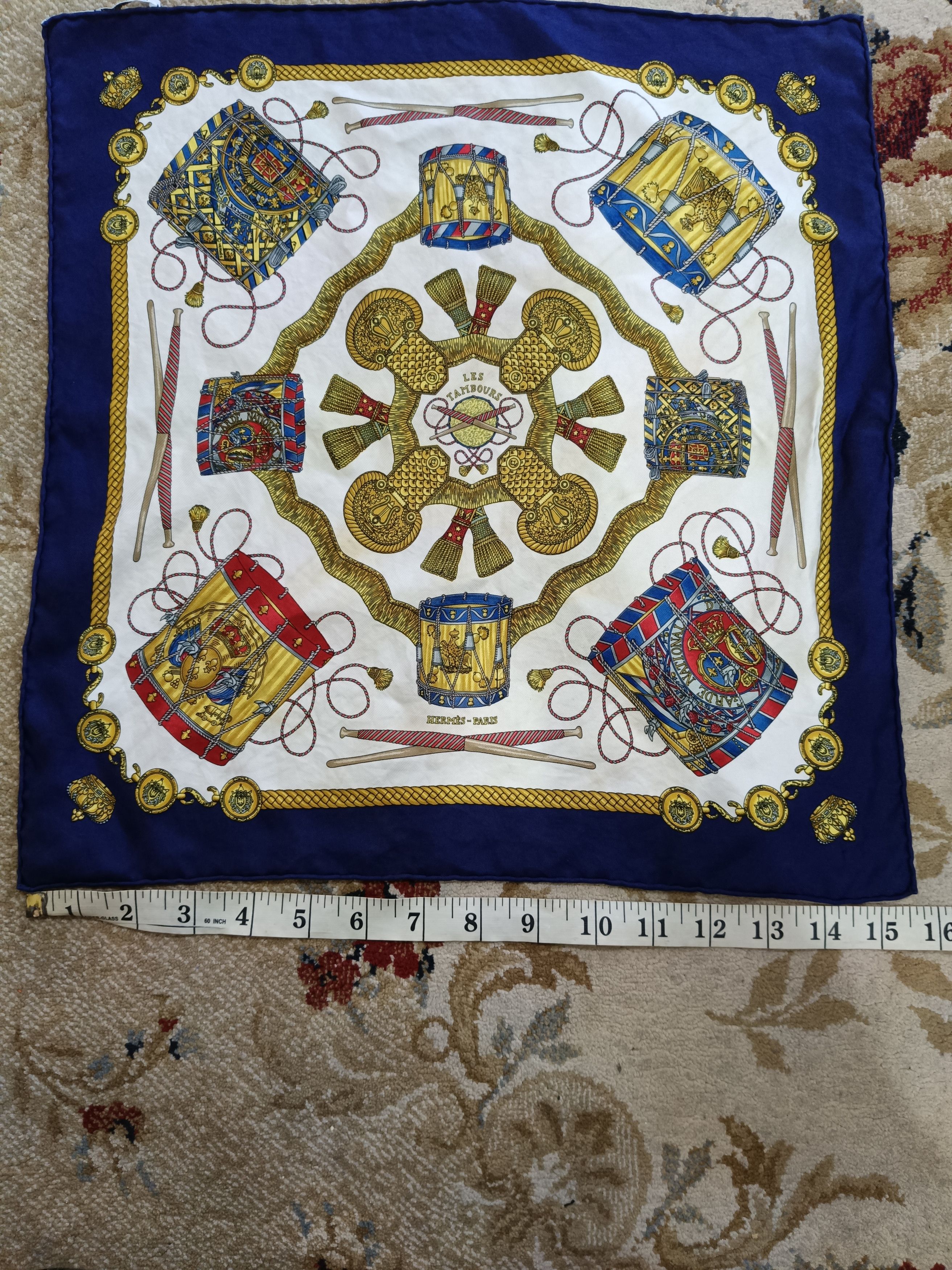 Hermes Hermes Les Tambours Scarf Size ONE SIZE - 4 Thumbnail